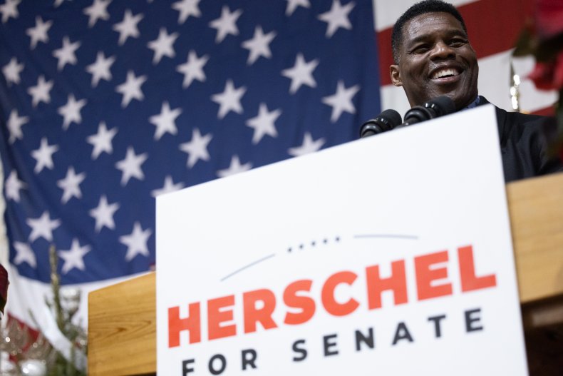 Republican Senate nominee Herschel Walker