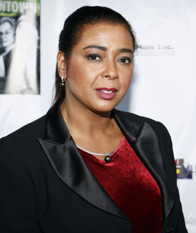 Irene Cara at a Hollywood premiere