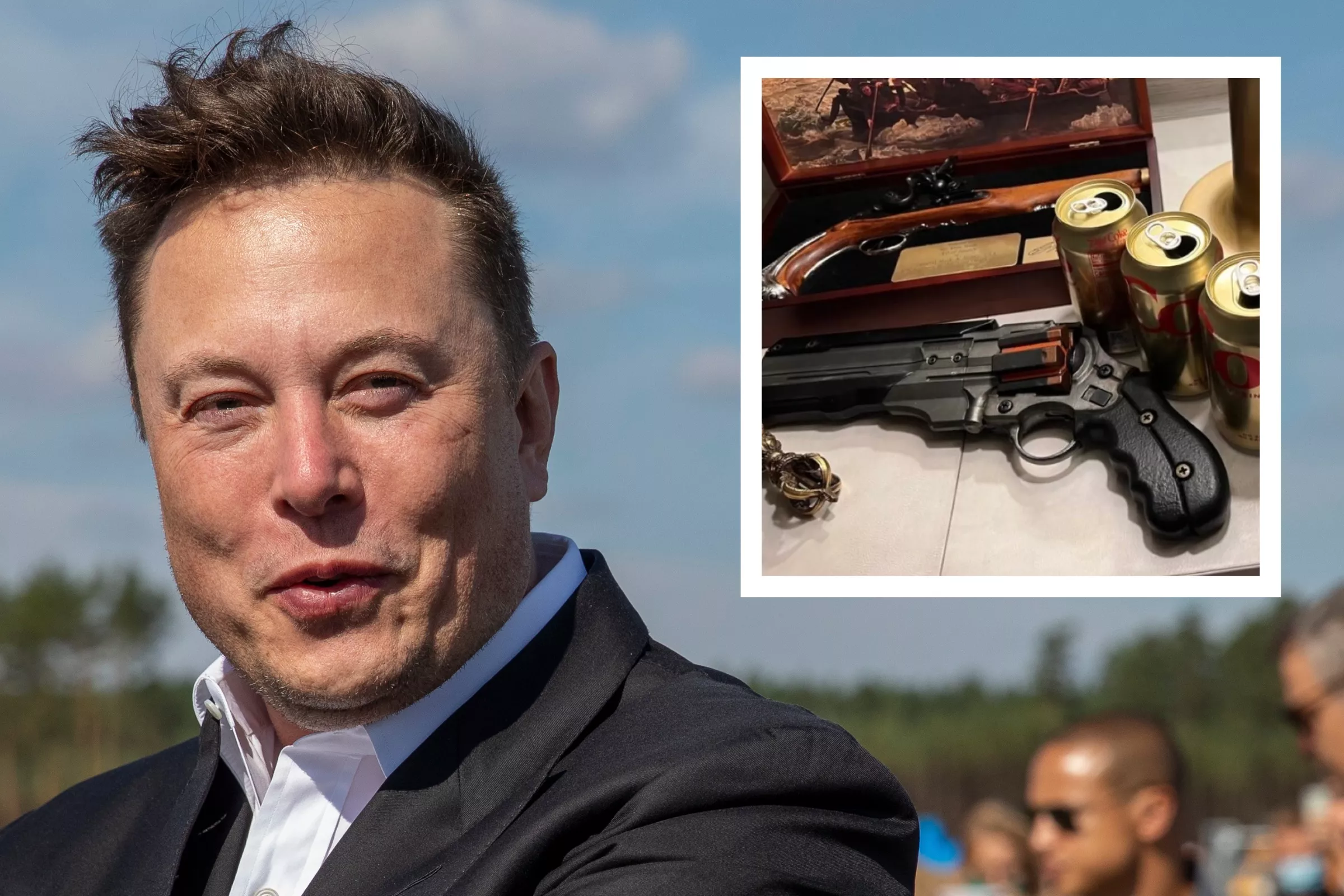 Elon Musk Tweets Photo of Guns: 'My Bedside Table' - Vimarsana News
