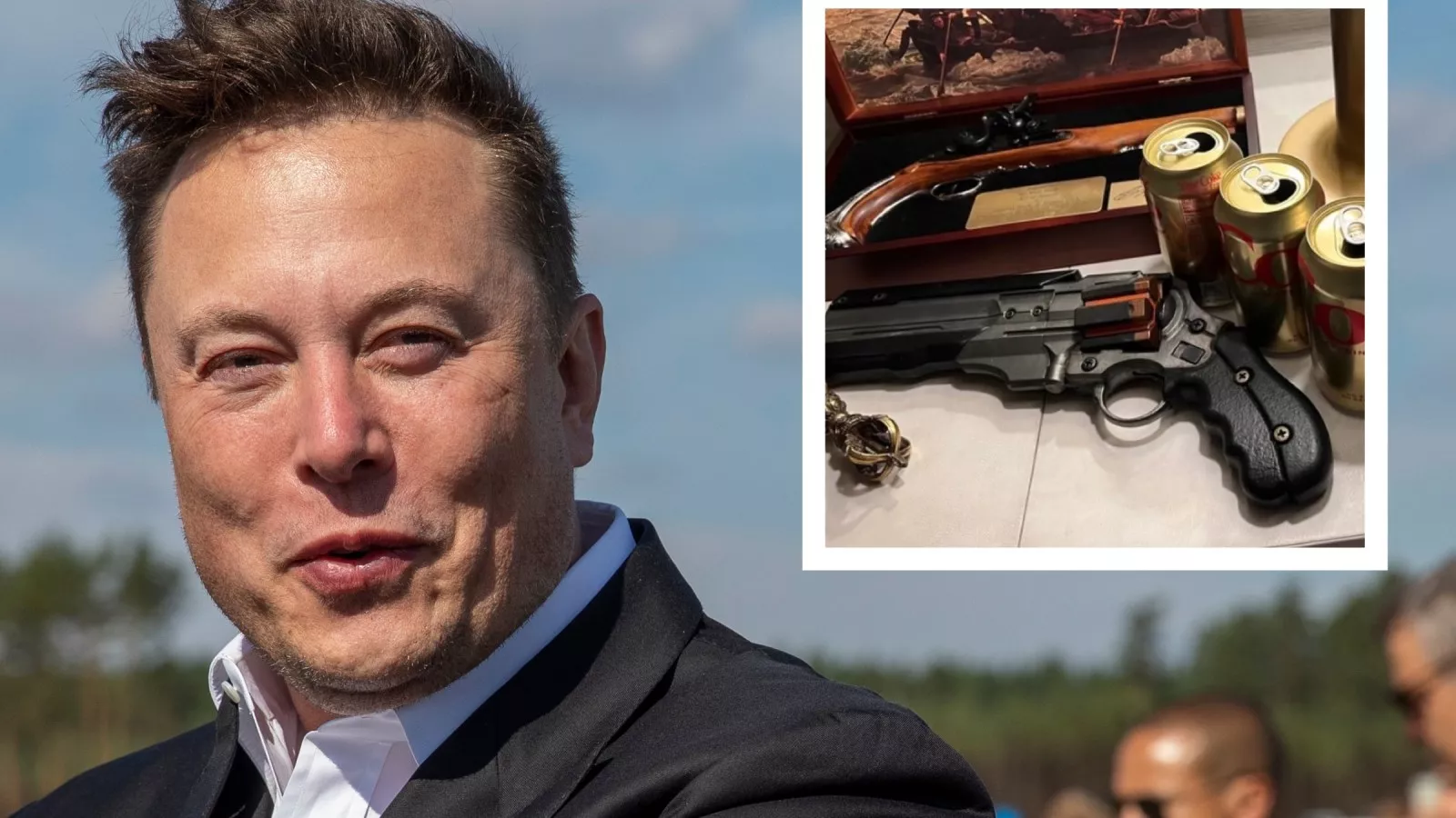Elon Musk Tweets Photo of Guns: 'My Bedside Table'