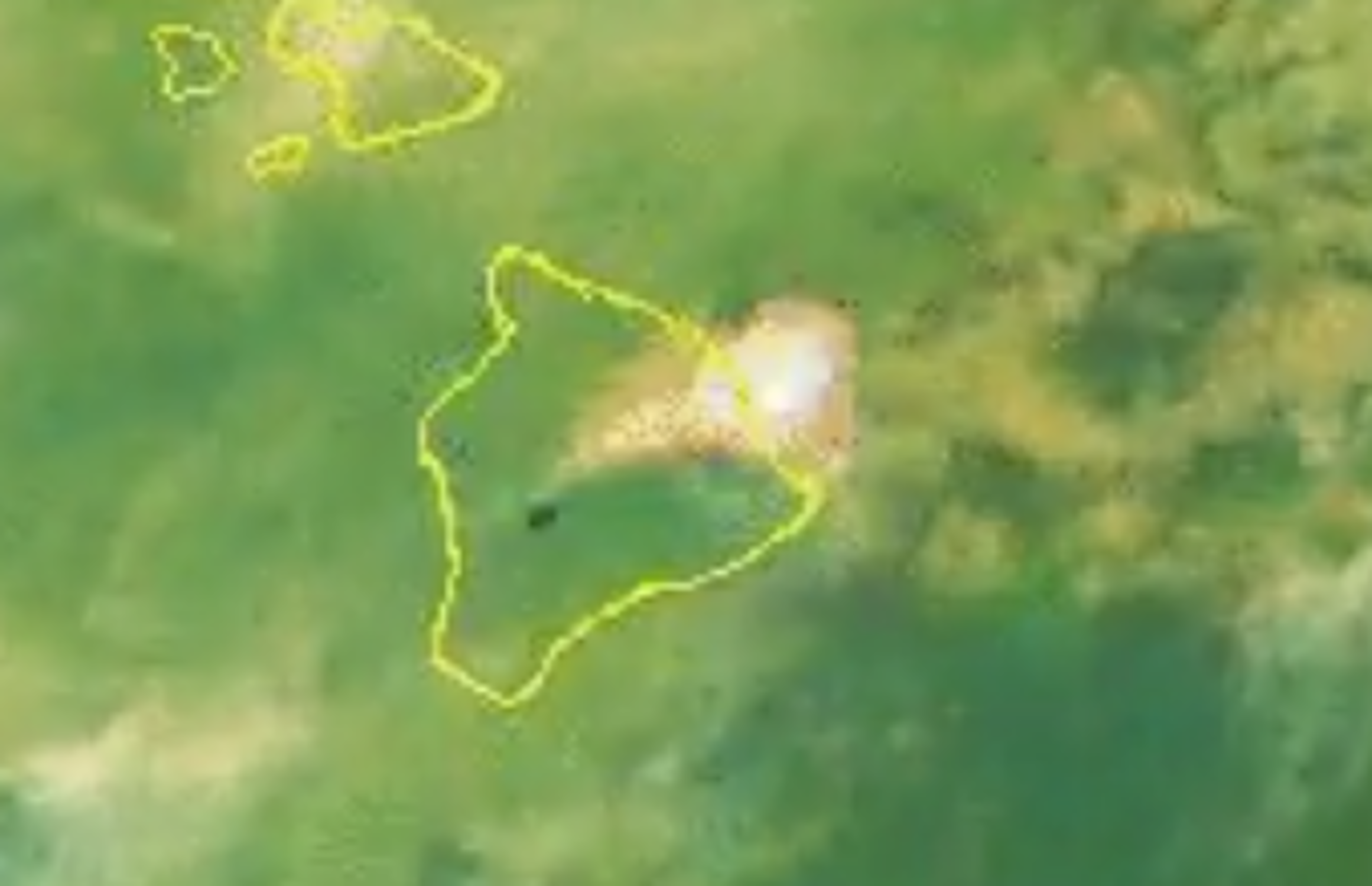 Mauna Loa eruption on Hawaii’s Big Island filmed from space