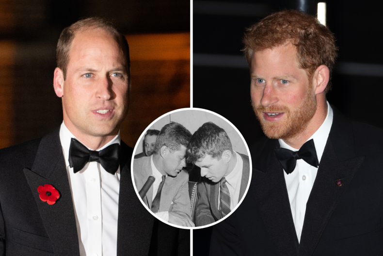 The connection between Prince William and Prince Harry Kennedy