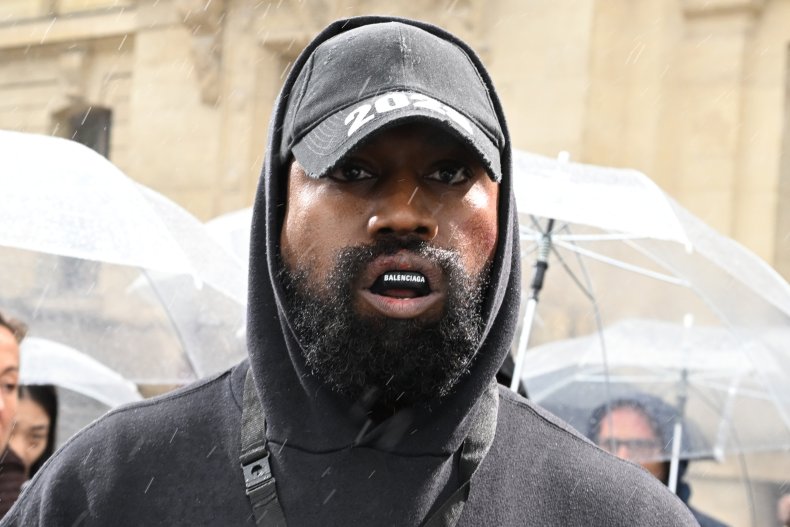 Kanye West dropped by Balenciaga