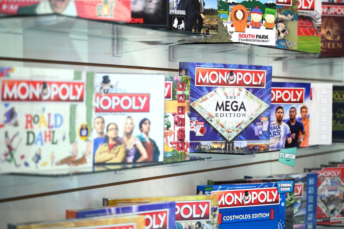 Rows of Monopoly Games