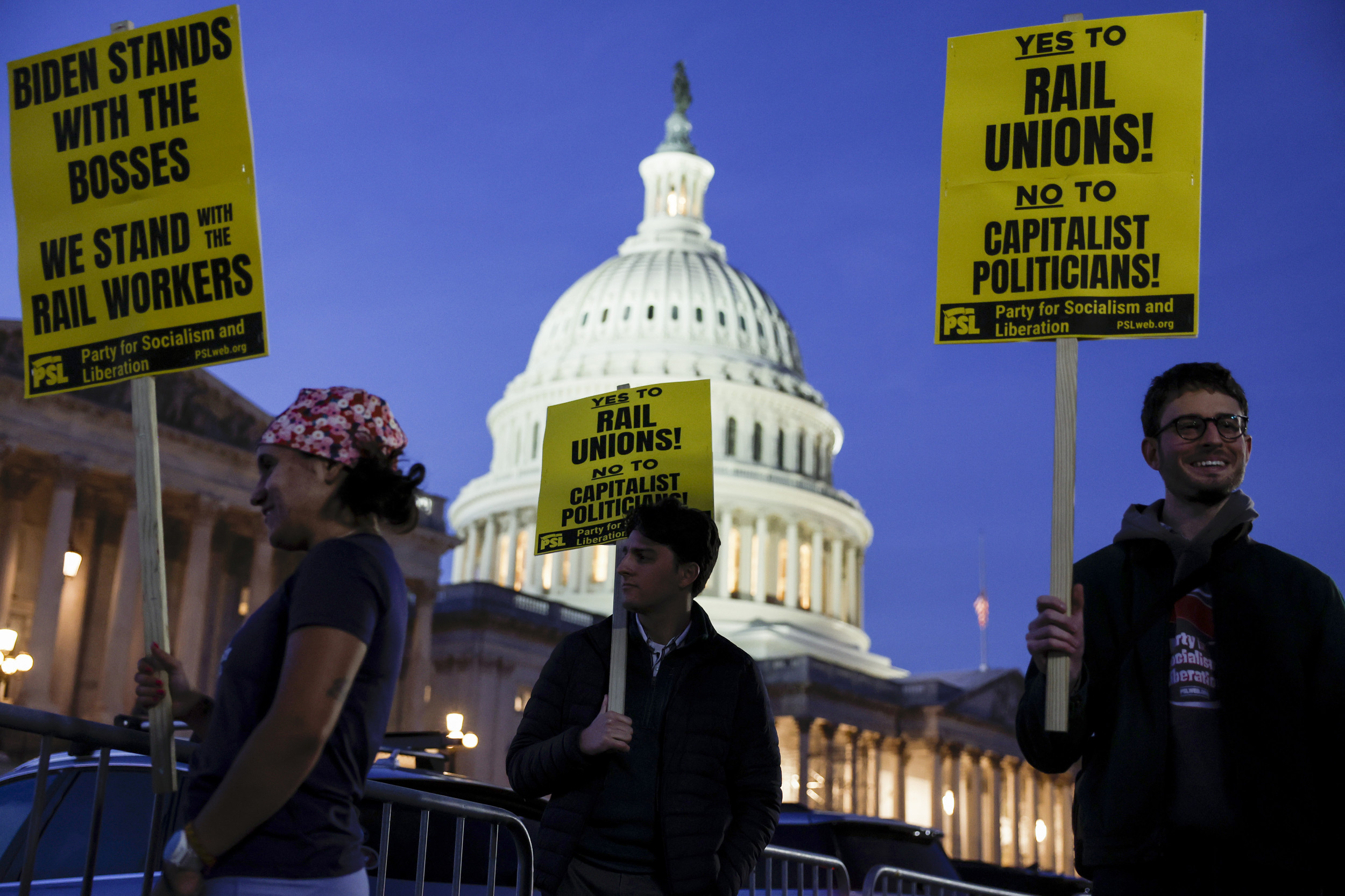 Republicans With Unlimited Sick Days Vote Against Time Off for Rail Workers