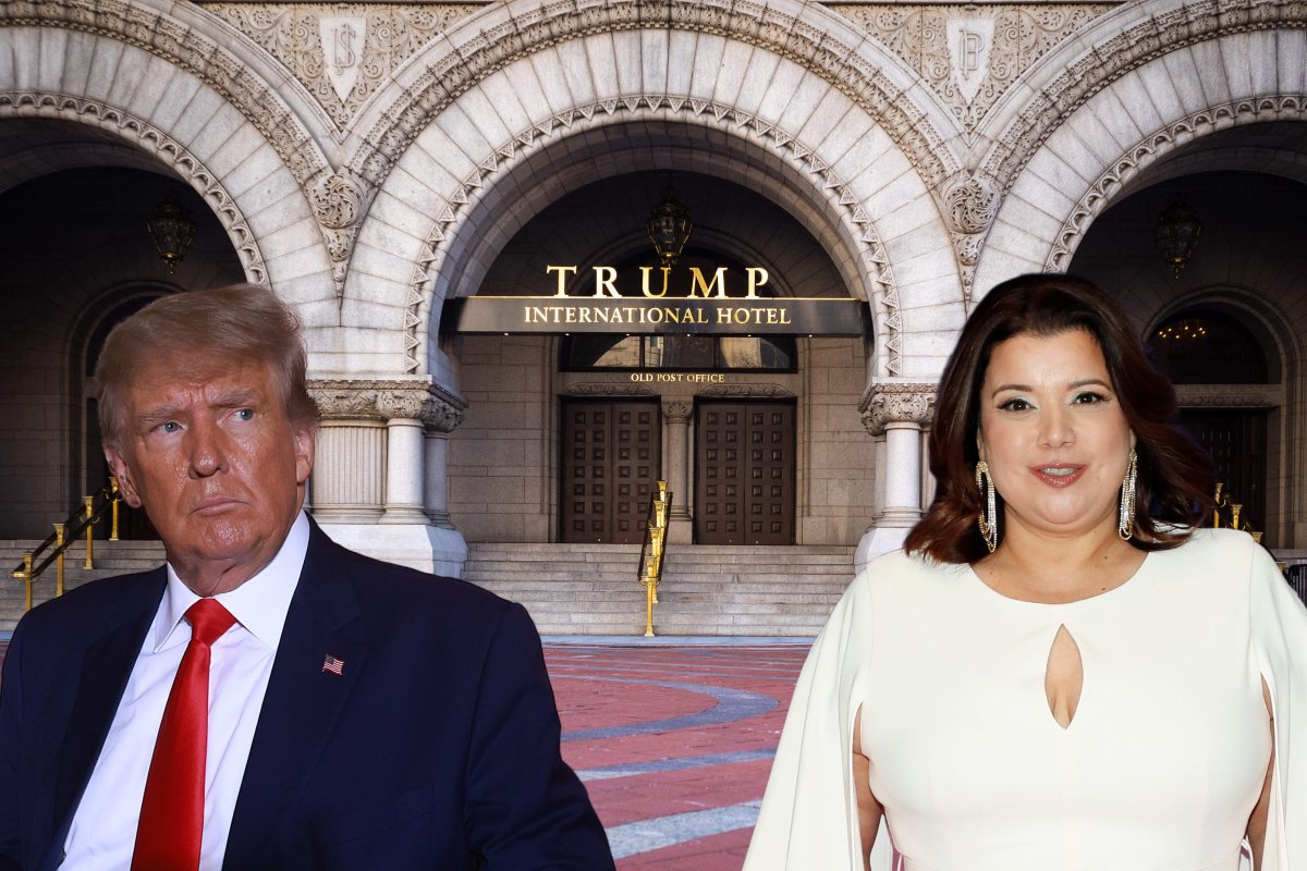 Ana Navarro visits Donald Trump's former hotel
