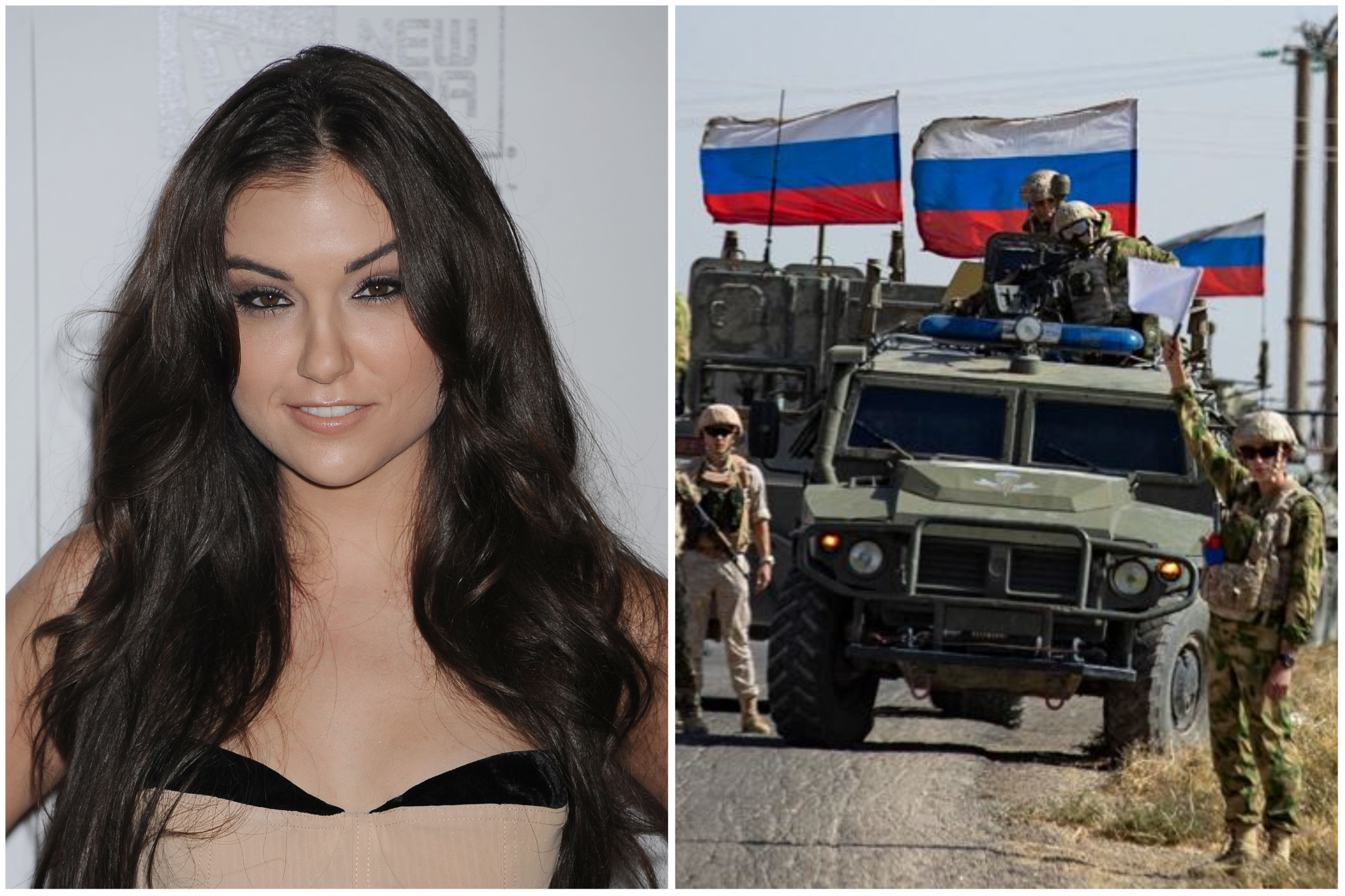 Fact Check Was Ex-Adult Film Star Sasha Grey in Russian Military Promo? image