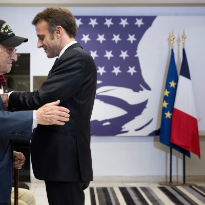Macron Honors WWII Veterans Macron Honors WWII Veterans