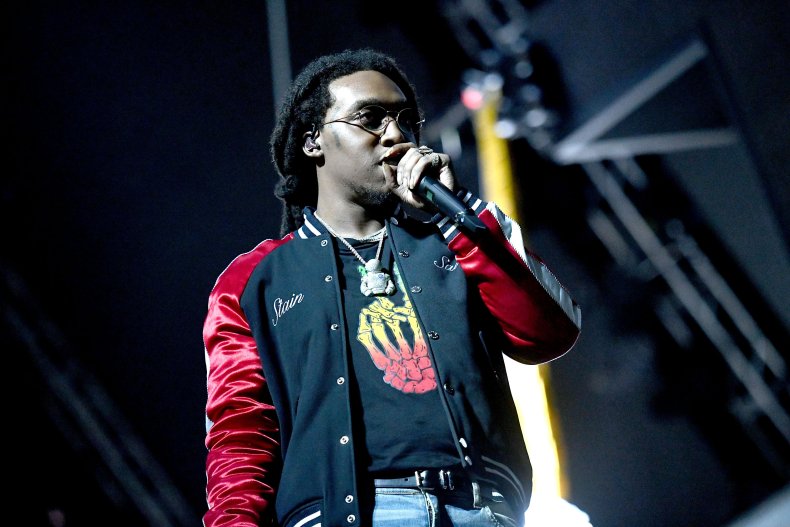 Takeoff performs at Coachella