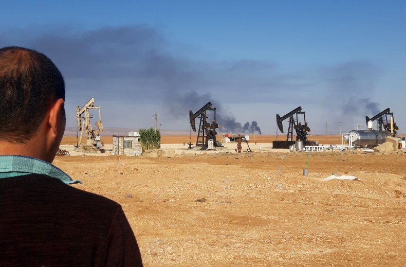 Turkey, airstrikes, near, oil, field, northeastern, Syria