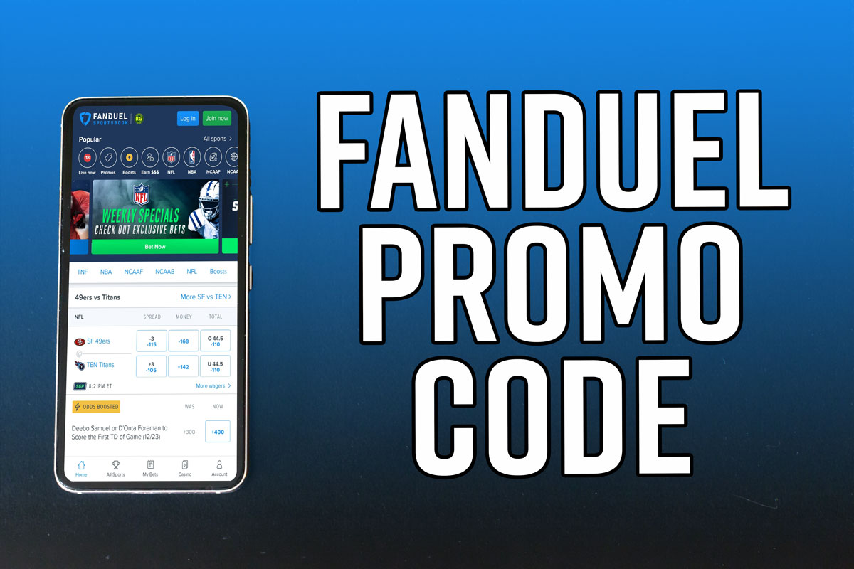 Fanduel promo code: sweat free first bet up to $1000