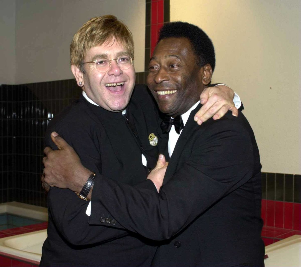 Pele and Elton John