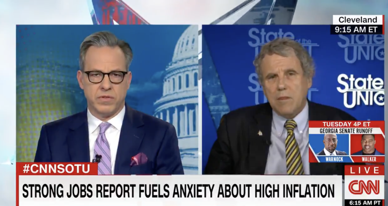Daily News CNN's Jake Tapper and Sherrod Brown