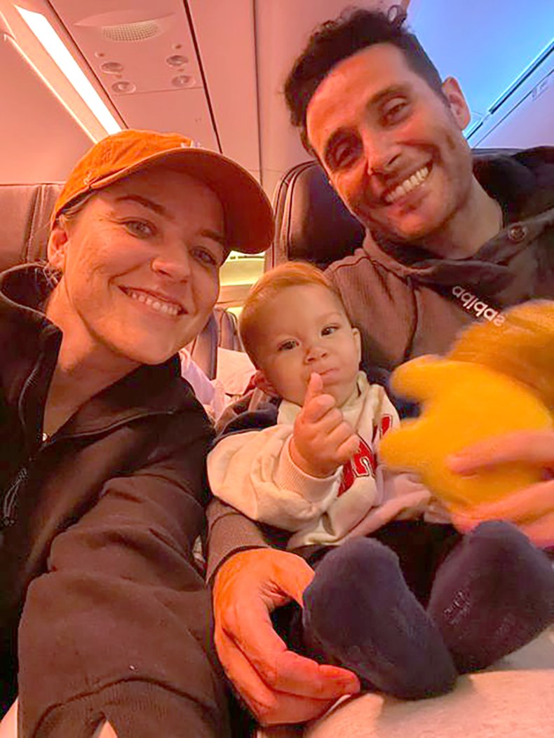 Couple and baby