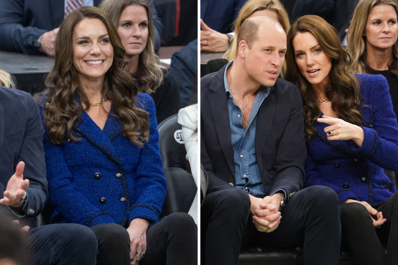 Kate Middleton and Prince William Celtics Game