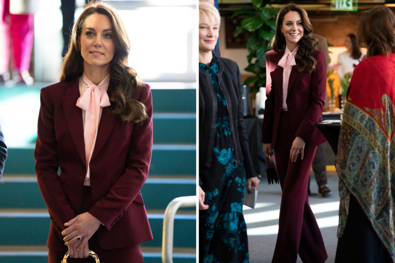 Kate Middleton Pantsuit in Boston
