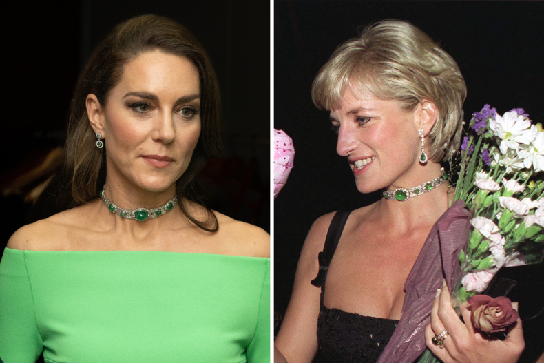 Kate Middleton and Princess Diana Necklace
