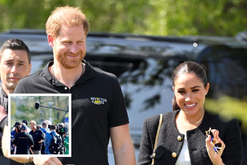 Prince Harry and Meghan at Invictus Games