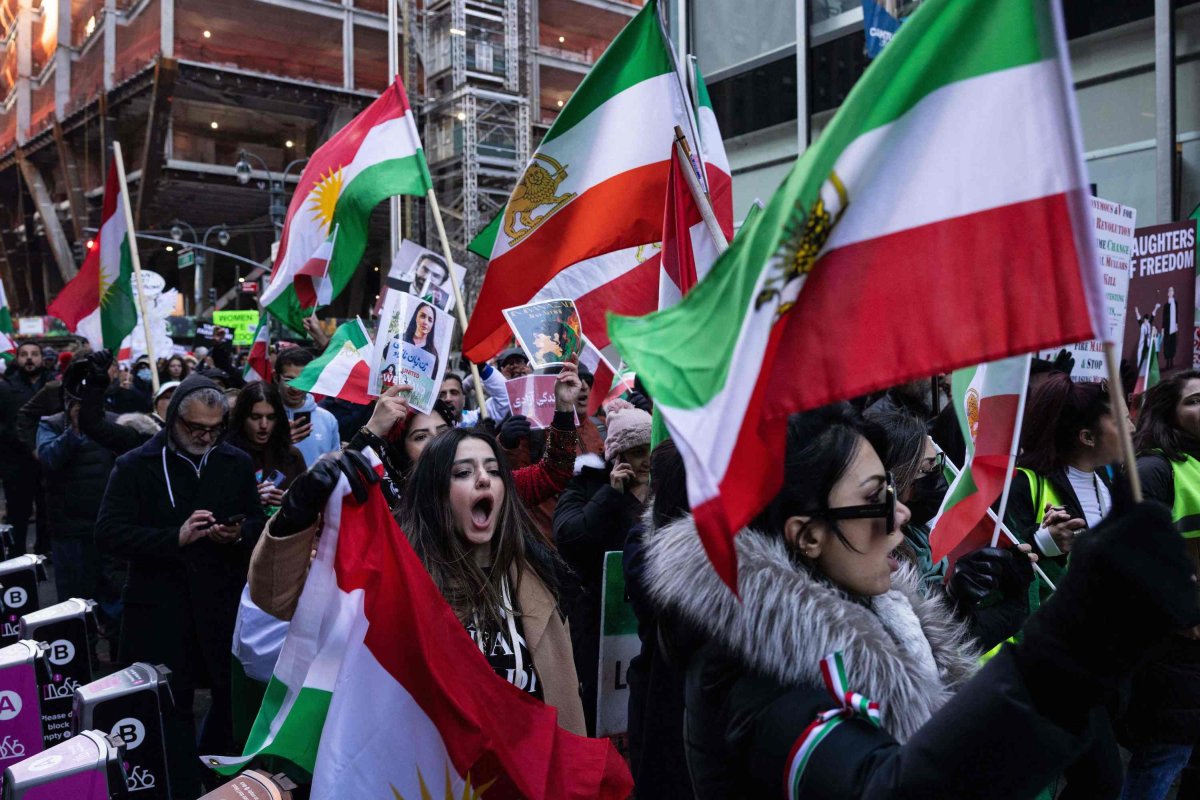 Iran protest in New York City