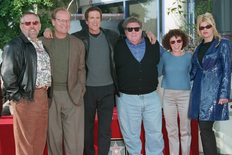 Kristie Alley and her "Cheers" co-stars
