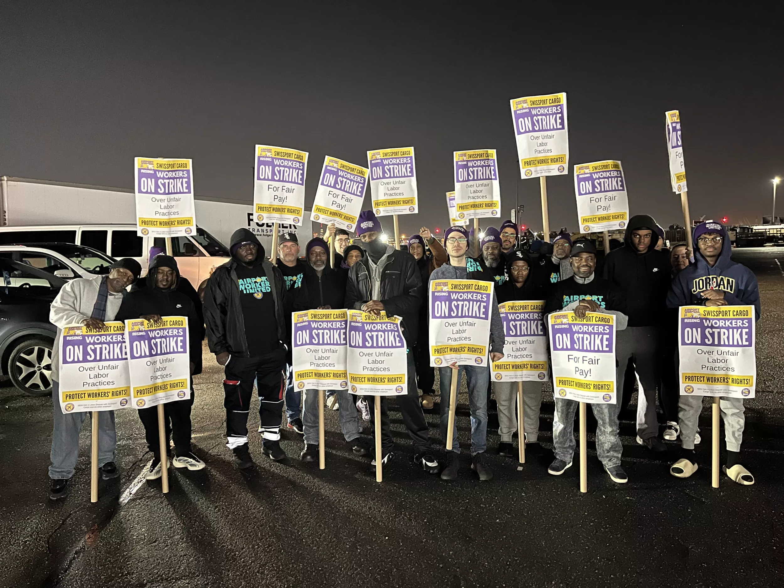 Newark Airport Cargo Workers Strike Demanding Higher Pay - Vimarsana News
