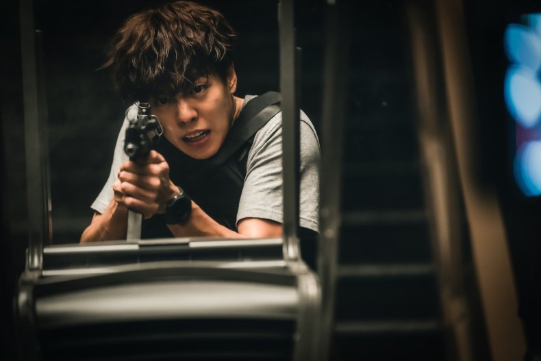 Rio seen in "Money Heist Korea."