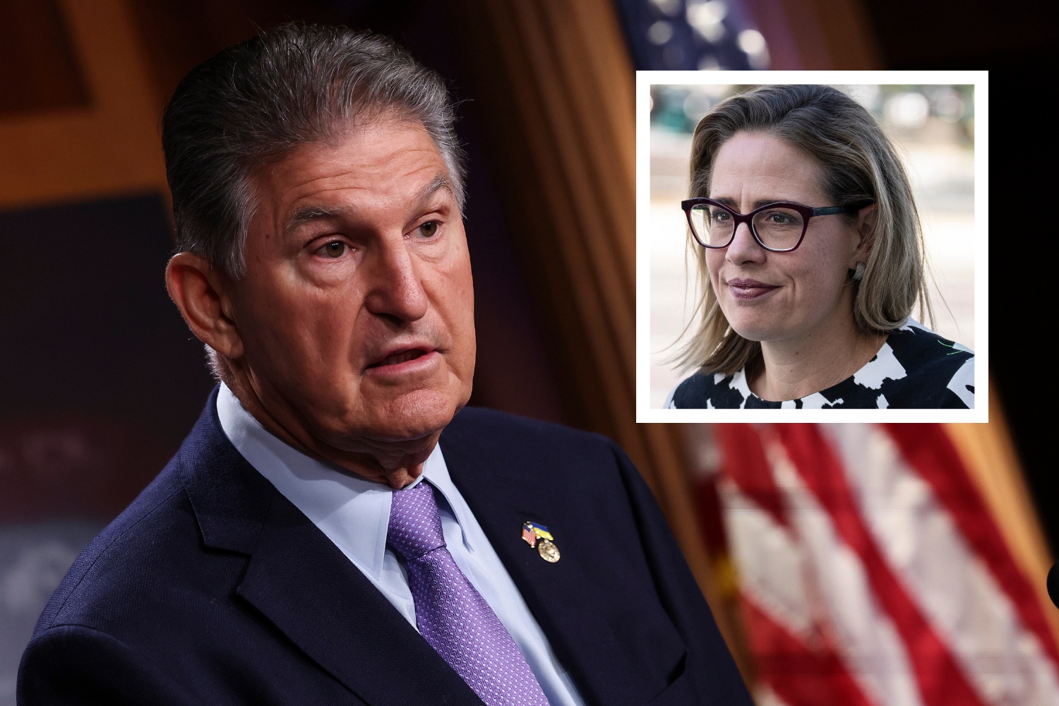 Calls Build for Manchin to Follow Sinema in Leaving Democratic Party