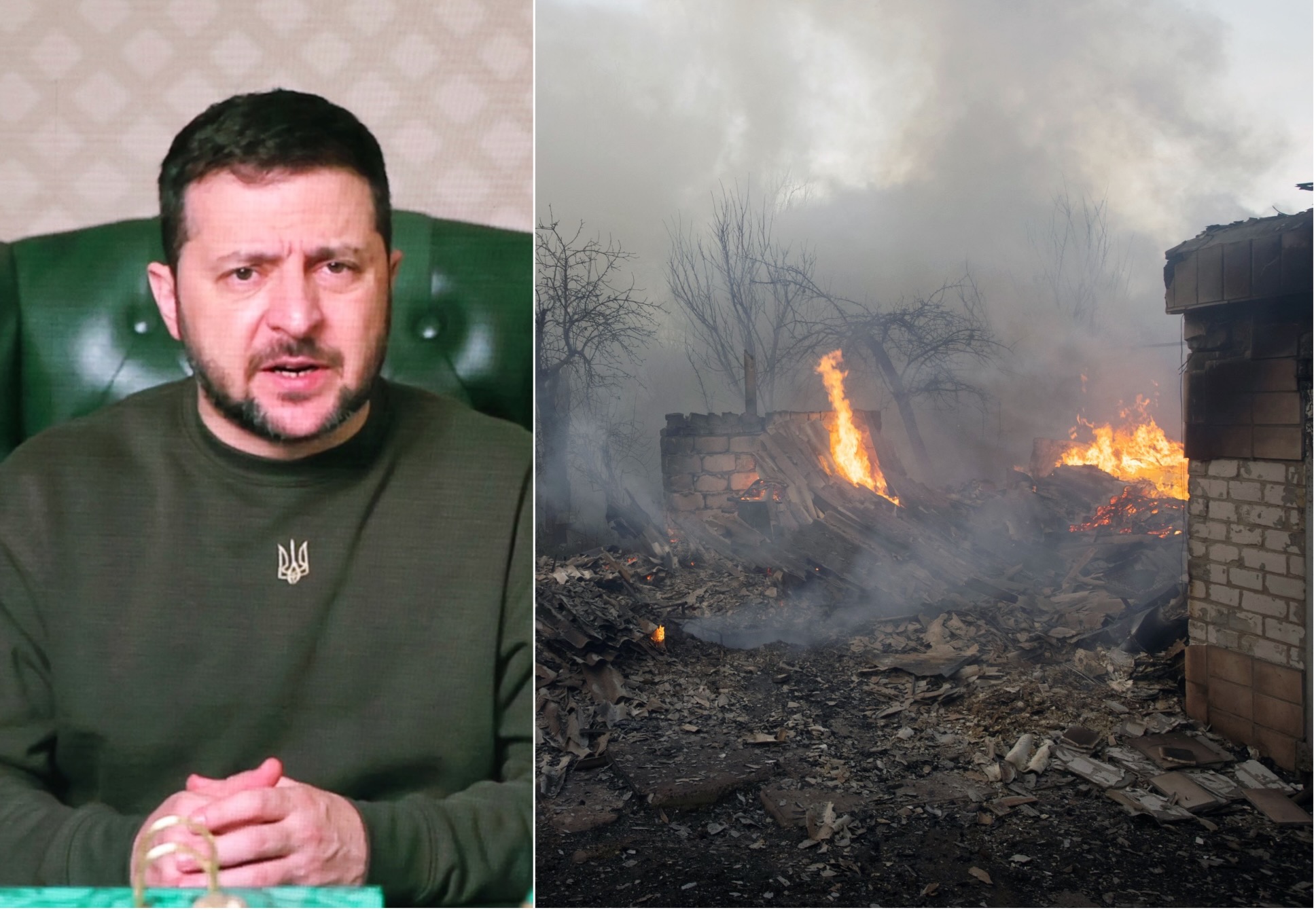 러시아는 Bakhmut을 “파괴”했습니다.  Donbass 전선 “하드”: Zelensky