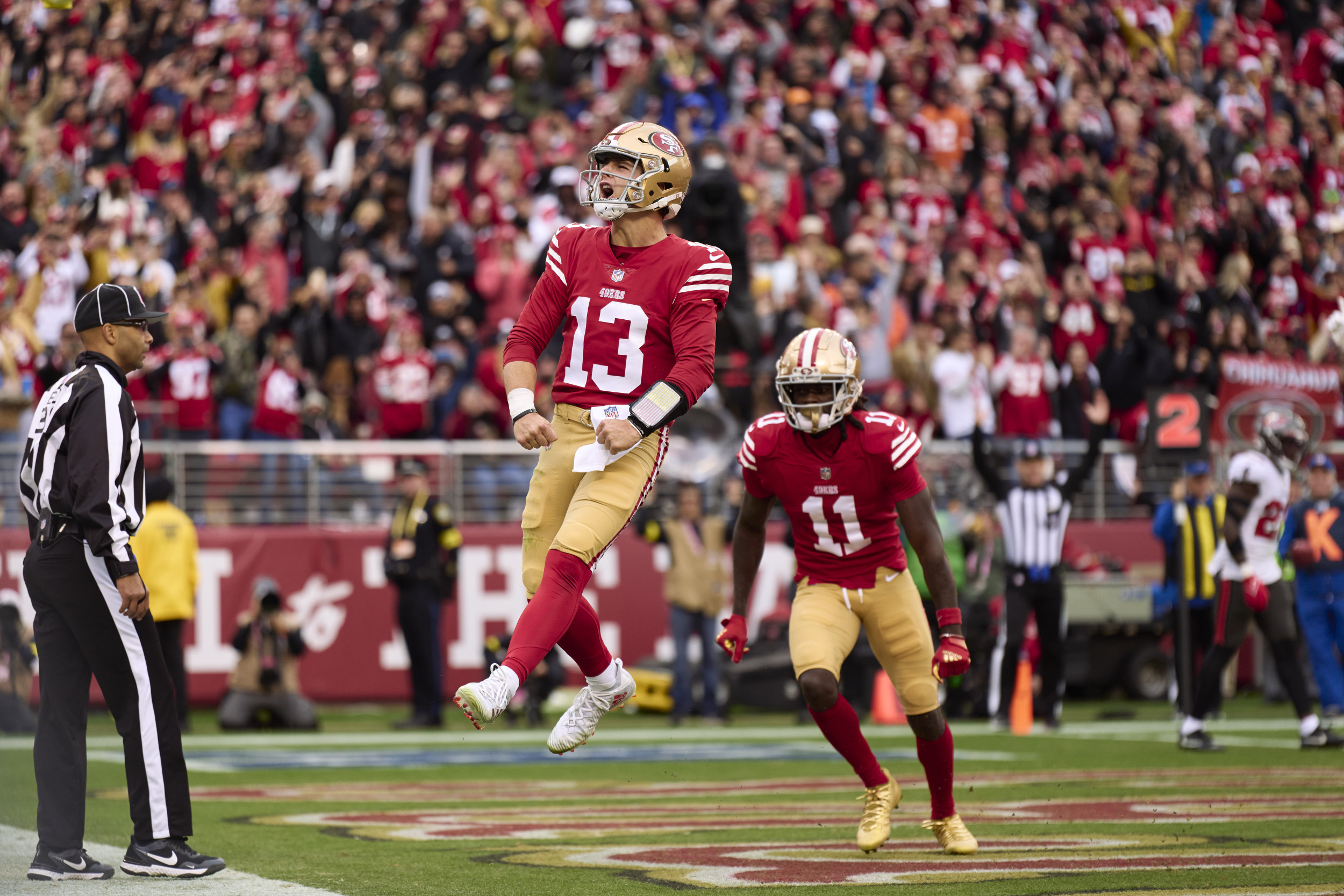 Is Brock Purdy Married? 49ers Star Embraces Family After Win Over Bucs ...