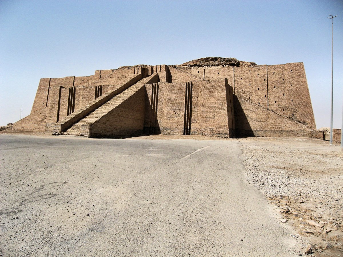 The Great Ziggurat of Ur in Iraq