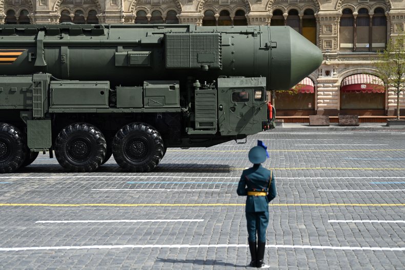 Yars intercontinental ballistic missile