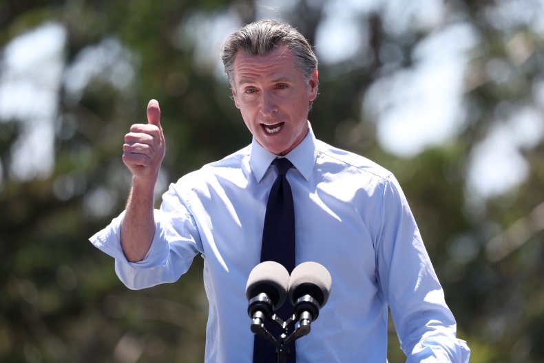 Gavin Newsom Speaks in California