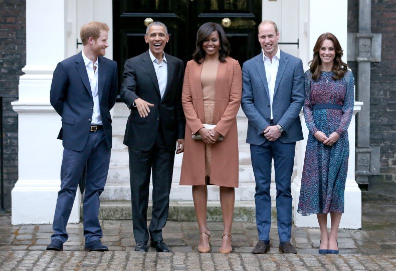 Pangeran Harry dan Keluarga Obama di London