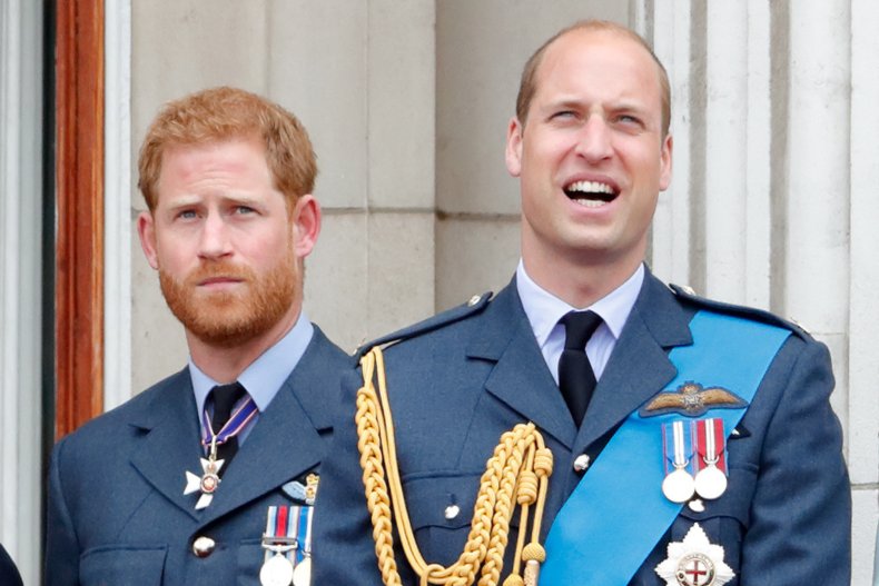 Estranged brothers Prince Harry and Prince William