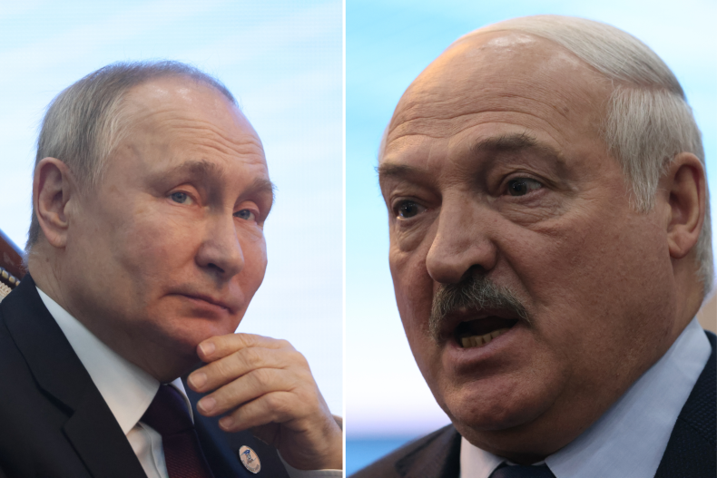 Putin Lukashenko Russia Ukraine Belarus War Allies