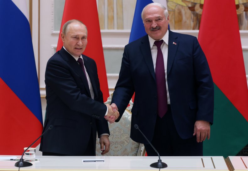 Putin và Tổng thống Belarus Alexander Lukashenko