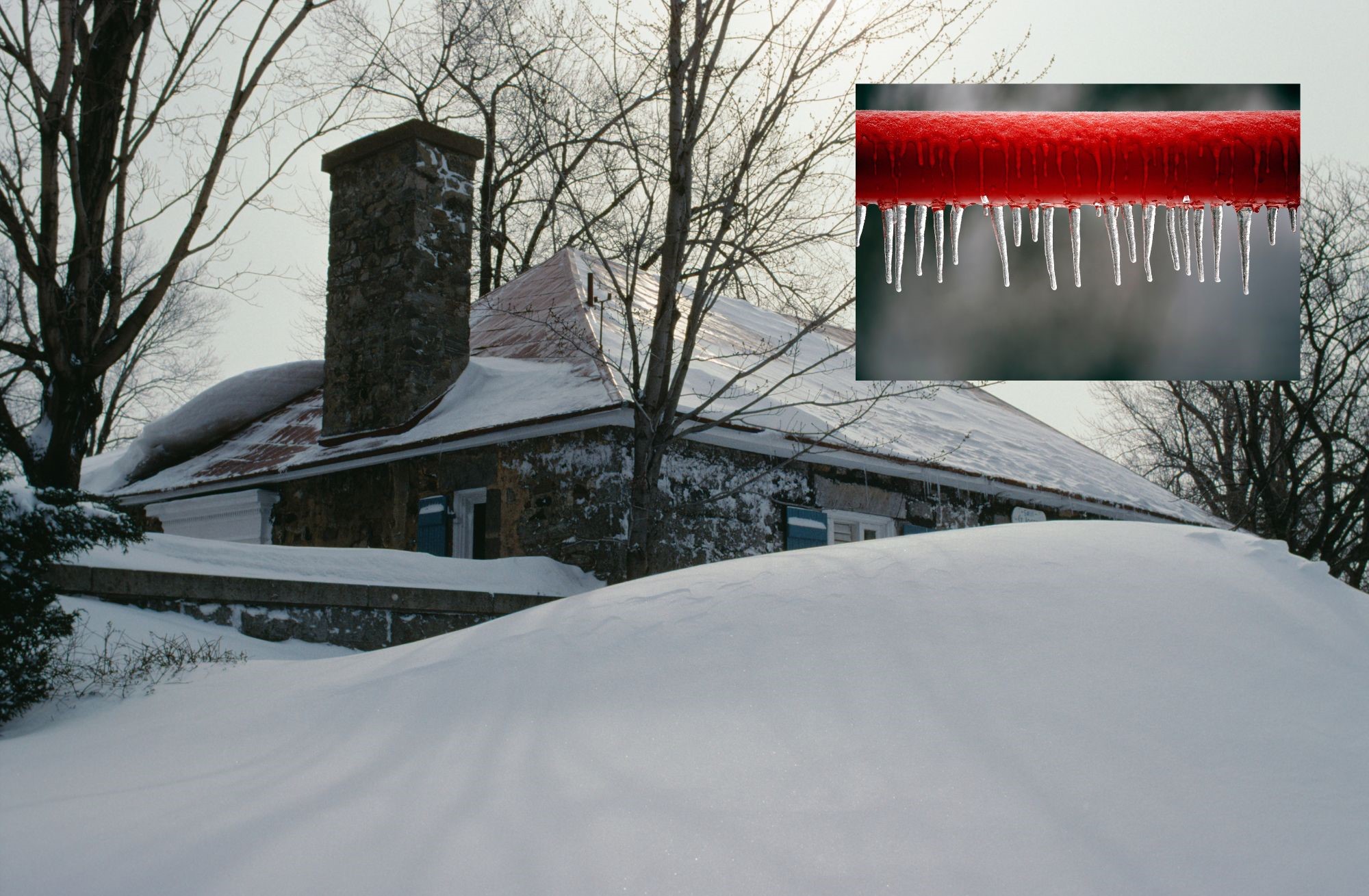 Arctic Blast How To Protect Your Pipes From Freezing Newsweek   Snowed House Frozen Pipe 