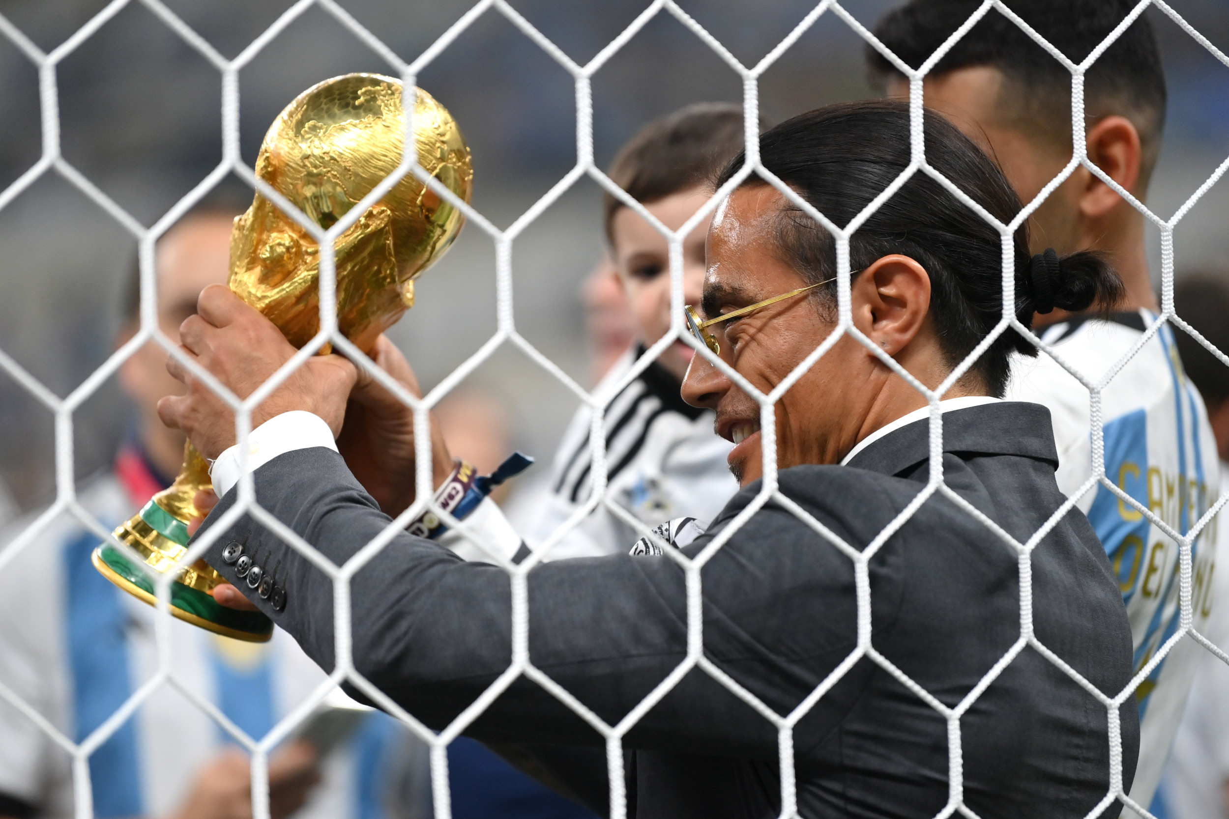 Salt Bae Slammed for Holding, Kissing World Cup Trophy: 'Sick With Cringe'