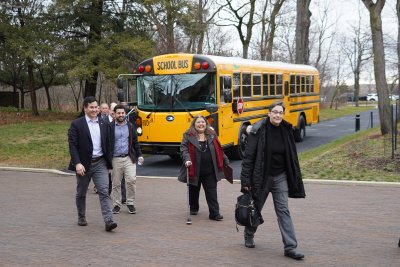 Dearborn electric school bus