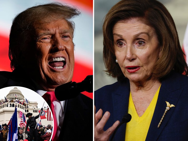 Donald Trump Nancy Pelosi January 6 Committee
