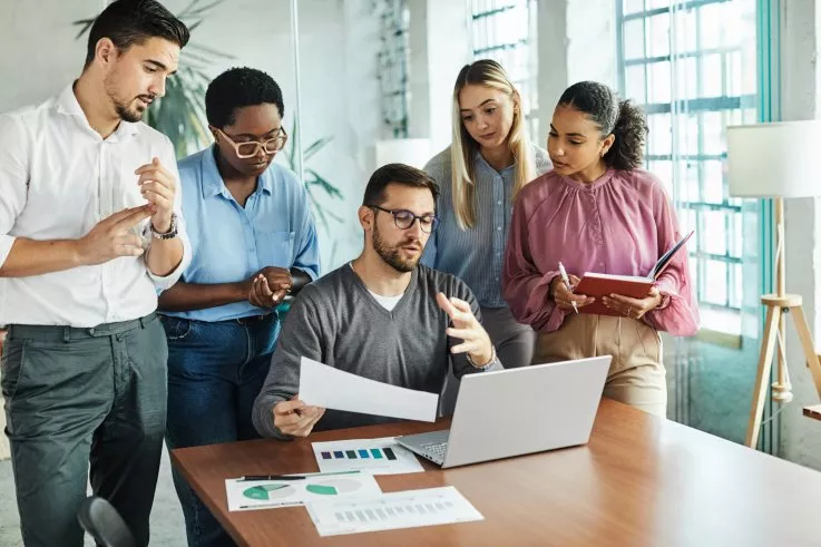 Innovative team working at CKonnect