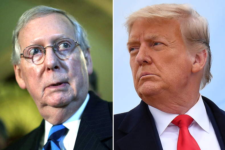 Mitch McConnell Donald Trump Senate Ukraine Elections