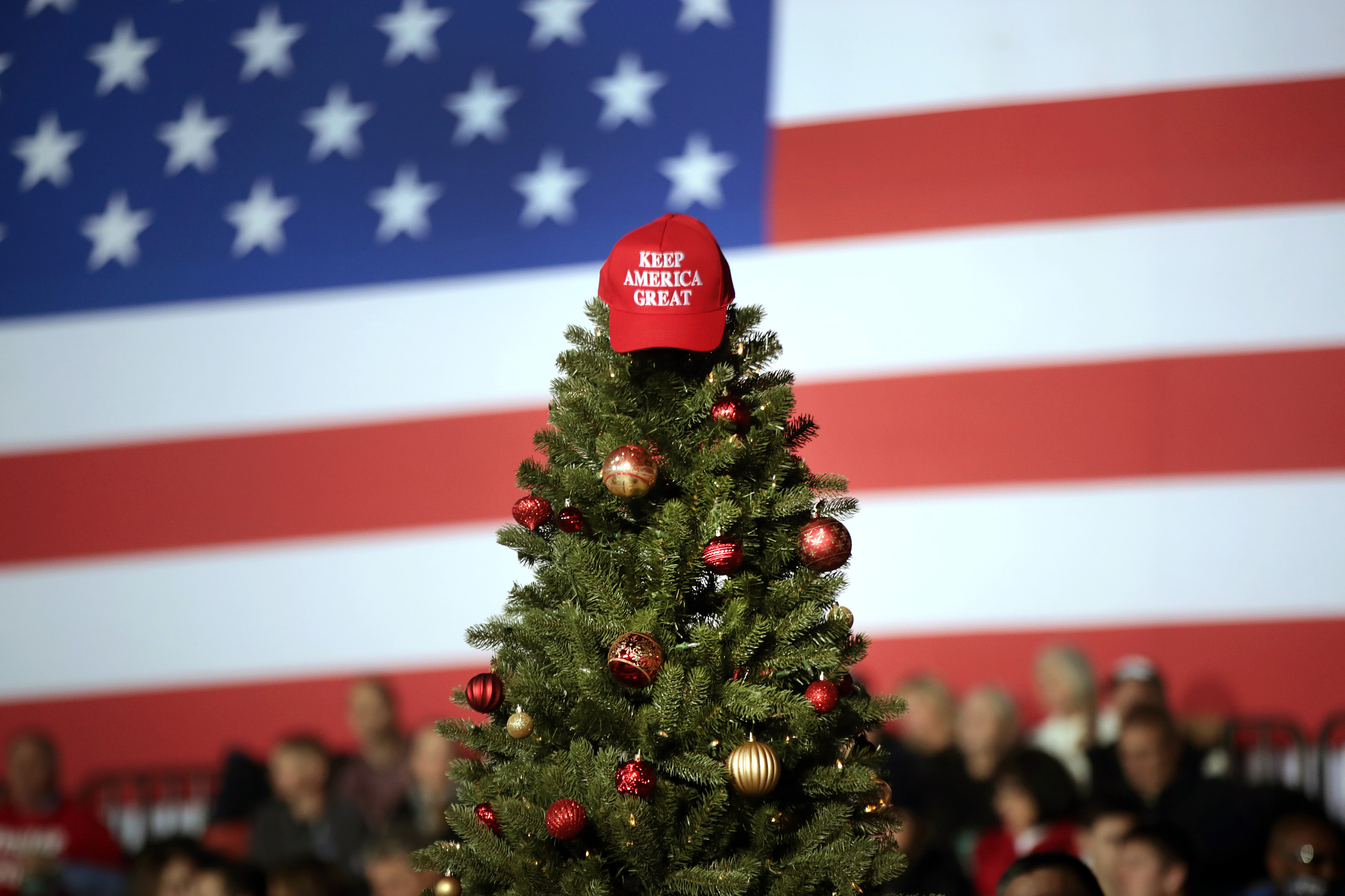 Trump Says 'Merry Christmas to Everyone, Including Radical Left