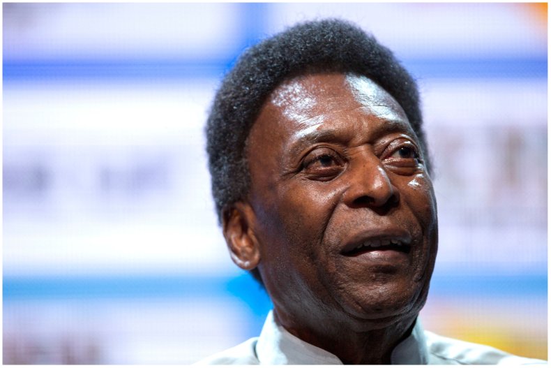 A photo of football legend Pelé