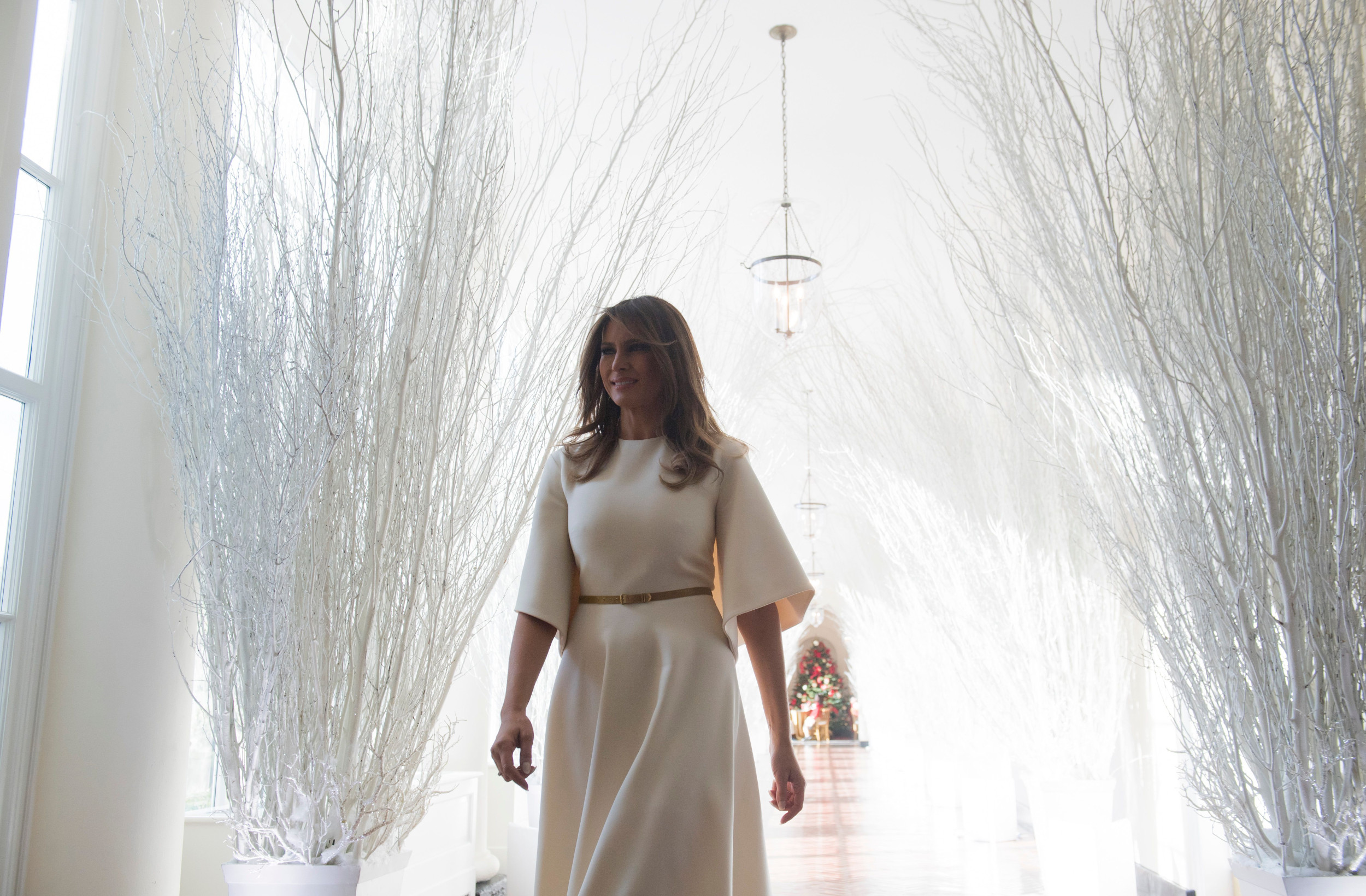 Trump Says Melania's Christmas Decorations Were Better Than Jill Biden