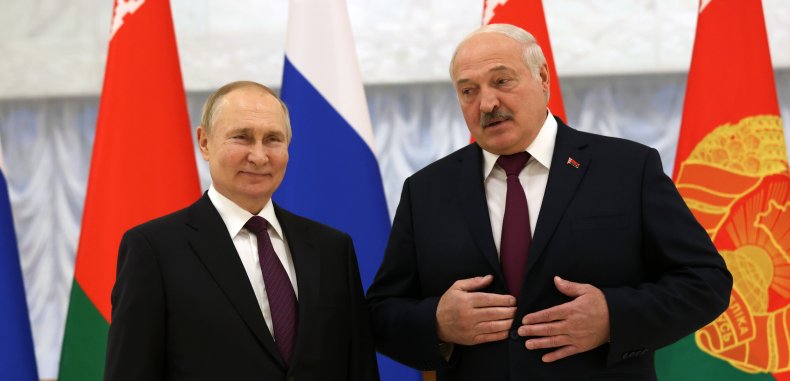 Putin and Lukashenko in Minsk December