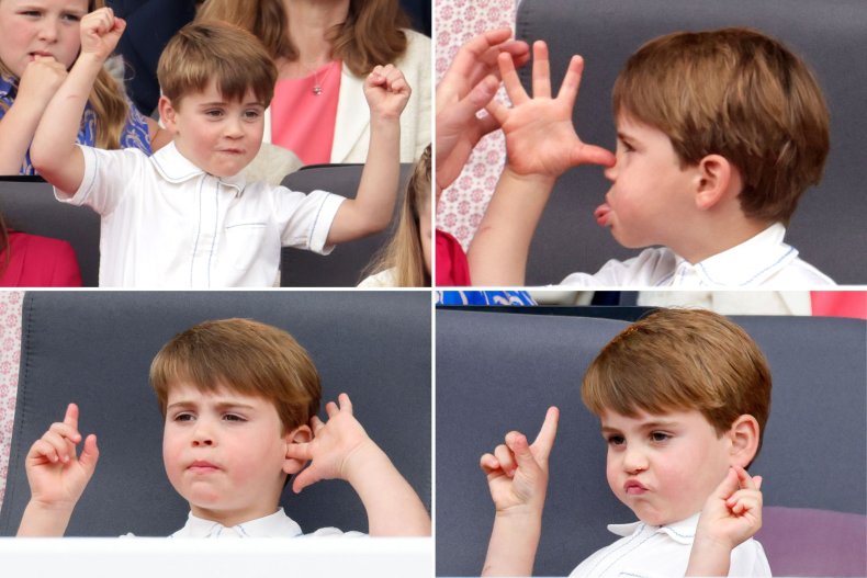 Prince Louis at the Platinum Pageant