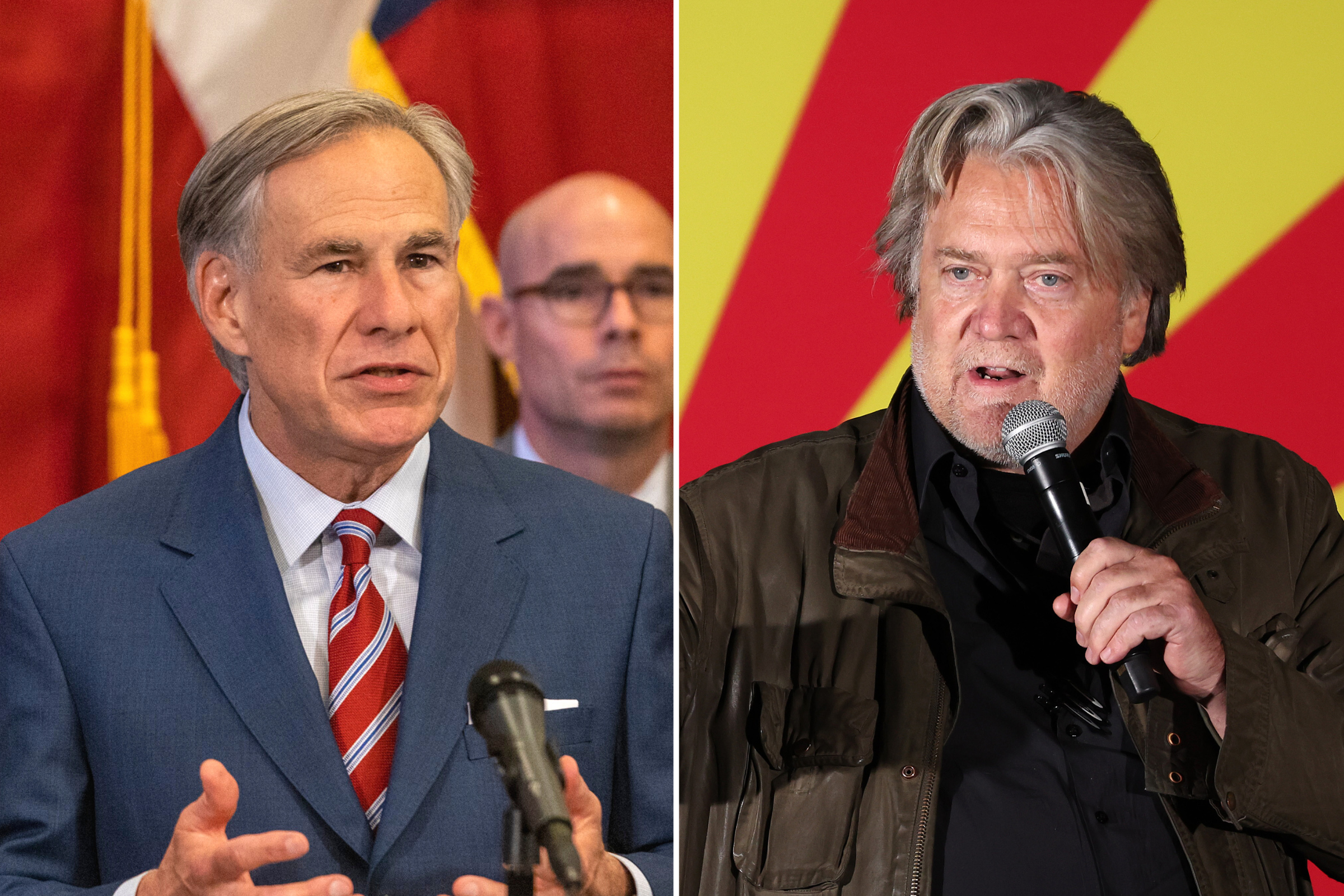 Steve Bannon Rips 'Gutless' Greg Abbott For Migrant Buses To Liberal ...