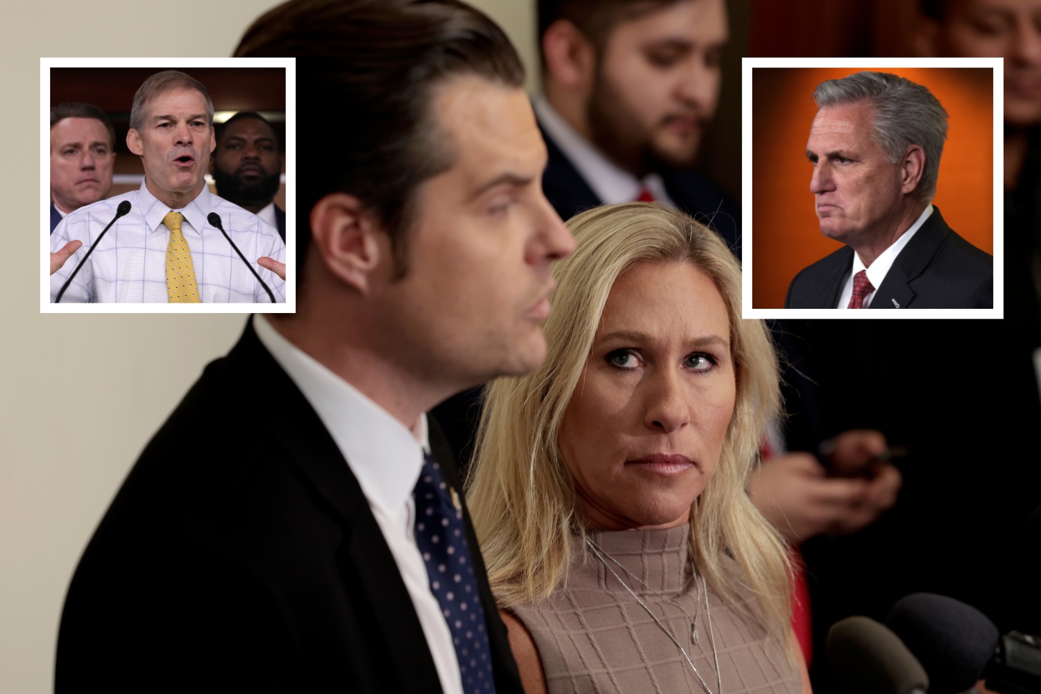 Marjorie Taylor Greene Pushes Back at Gaetz on Attempt to Sway Jim Jordan Marjorie Taylor Greene Pushes Back at Gaetz on Attempt to Sway Jim Jordan