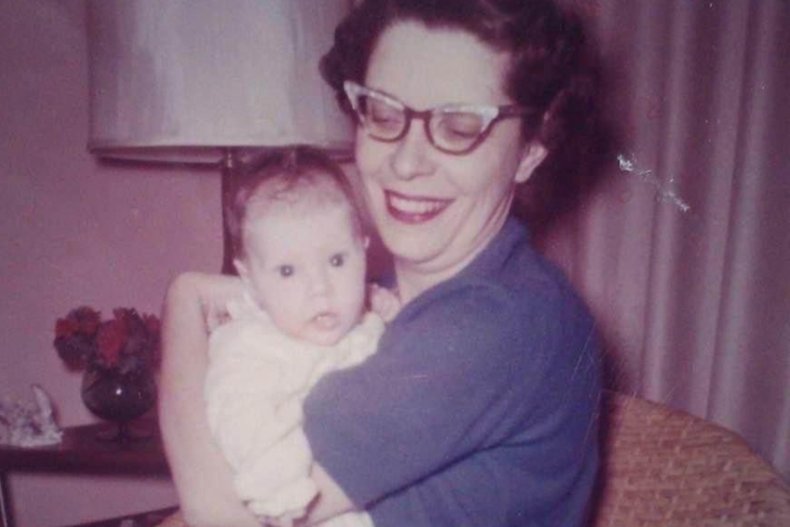 Stephanie Baker and her mother